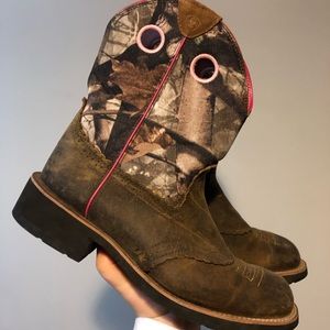 Ariat Camo Cowgirl Boots